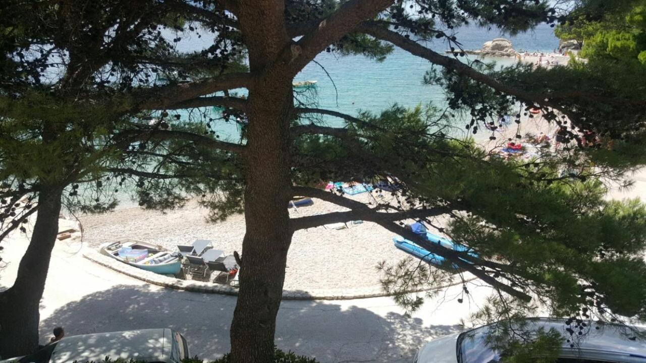 Apartments by the sea Brela, Makarska - 11821 Exteriör bild